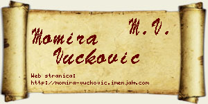 Momira Vučković vizit kartica